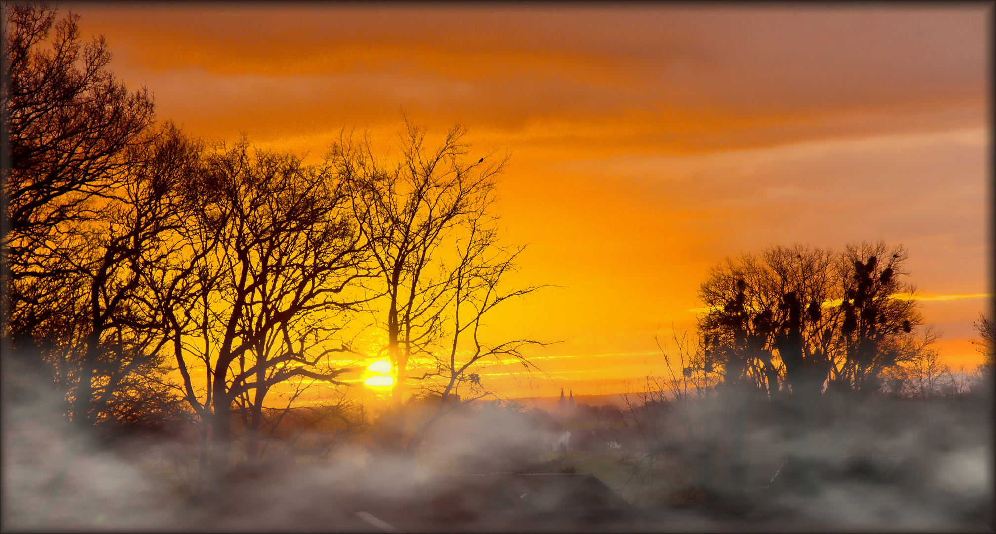 Sonnenaufgang über Soest