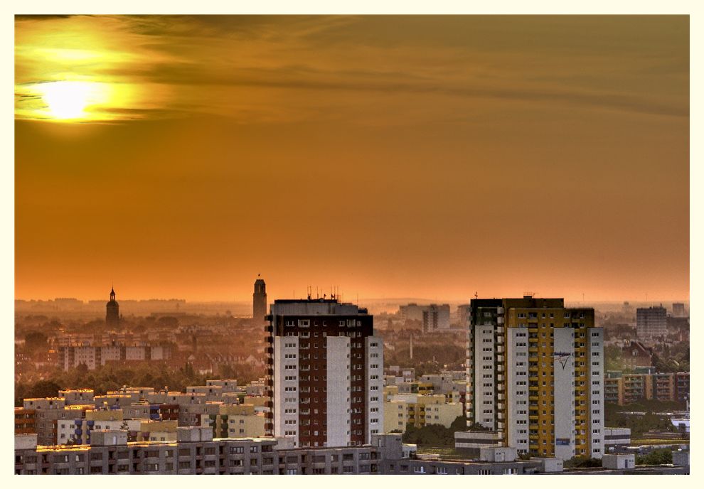 sonnenaufgang über spandau