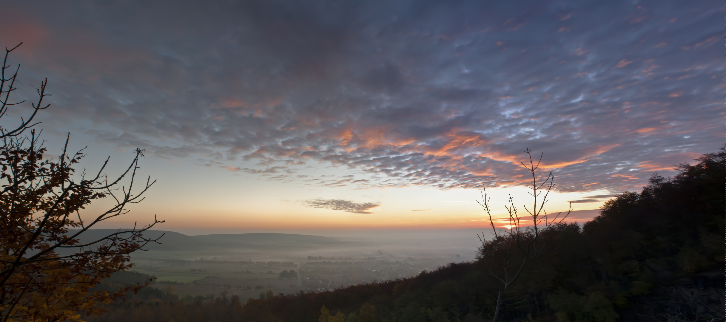 Sonnenaufgang über Springe