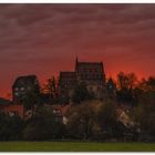 Sonnenaufgang über Stadtallendorf-Schweinsberg