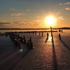 Sonnenaufgang über Strelasund