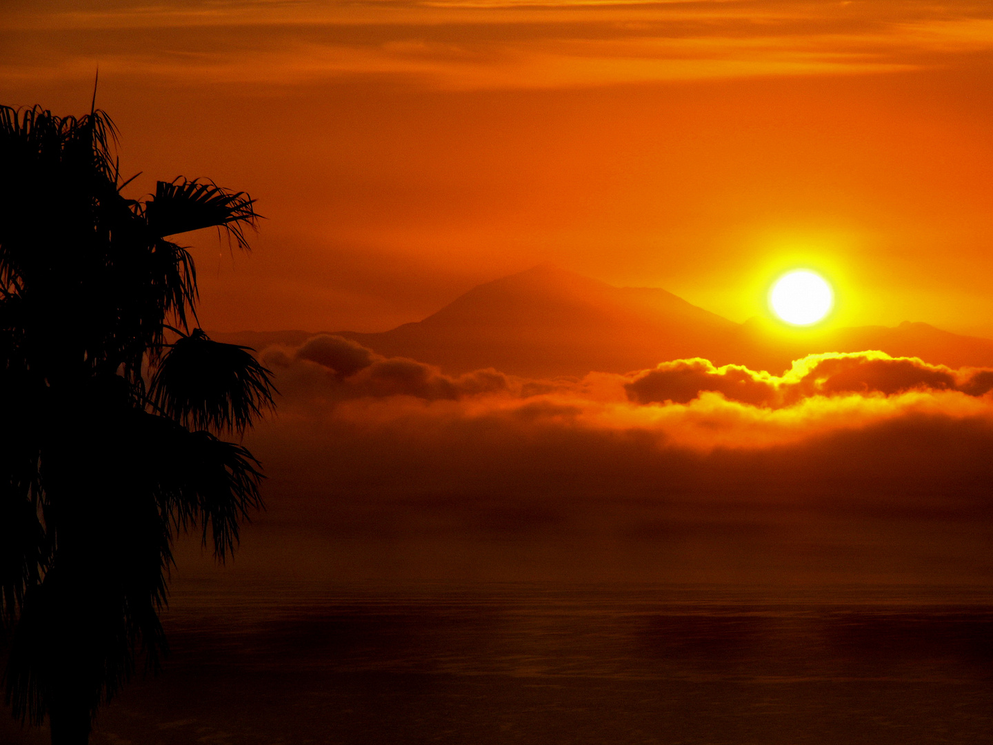 Sonnenaufgang über Teneriffa