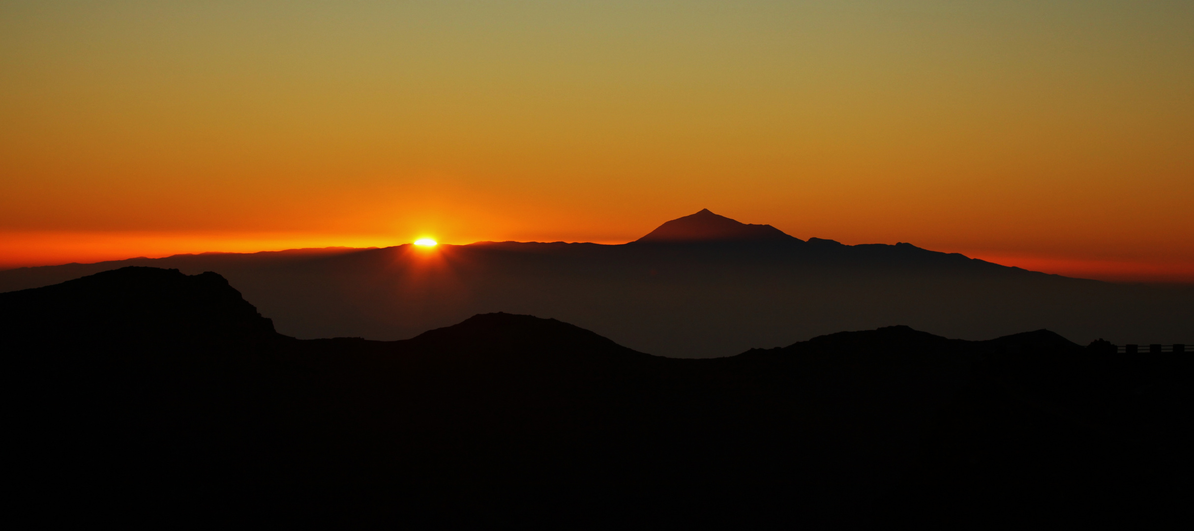 Sonnenaufgang über Teneriffa