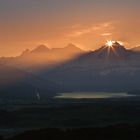 Sonnenaufgang über Thun