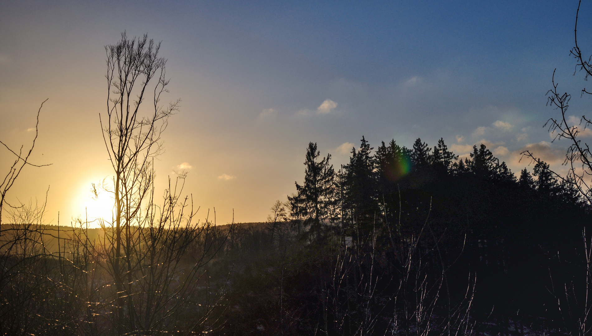 Sonnenaufgang über Treseburg