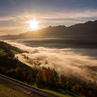 Sonnenaufgang über Uttendorf