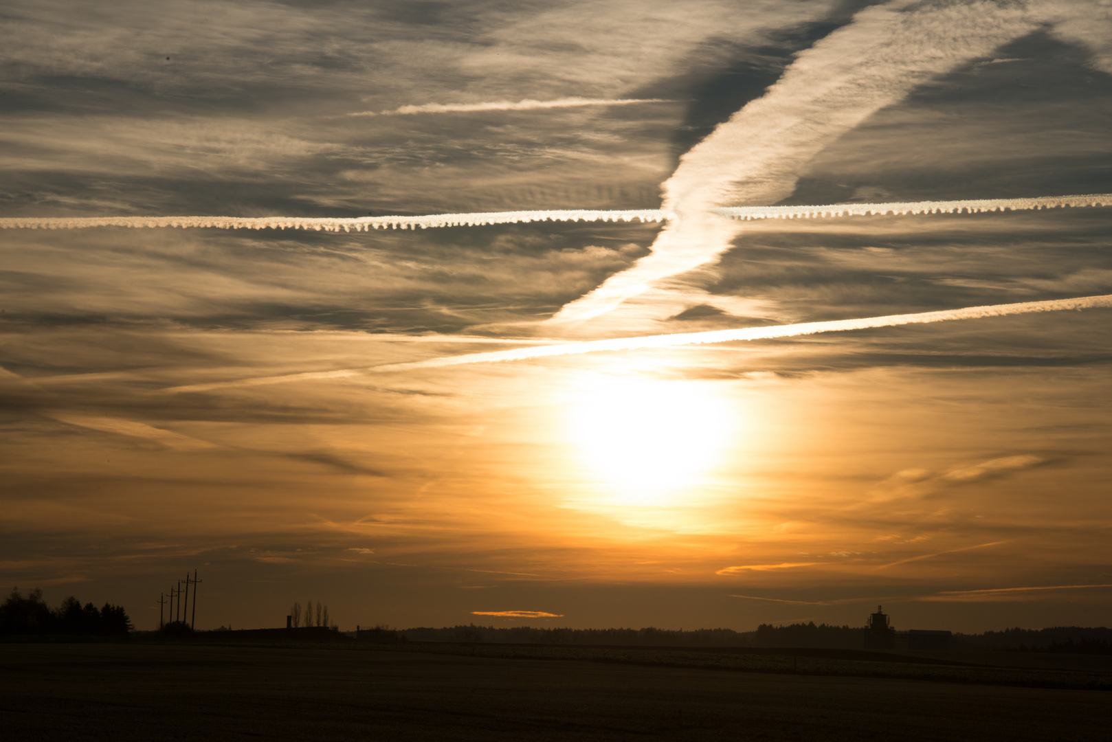 Sonnenaufgang über Vitis