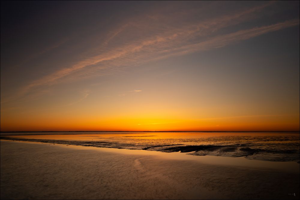 Sonnenaufgang über Wangerooge