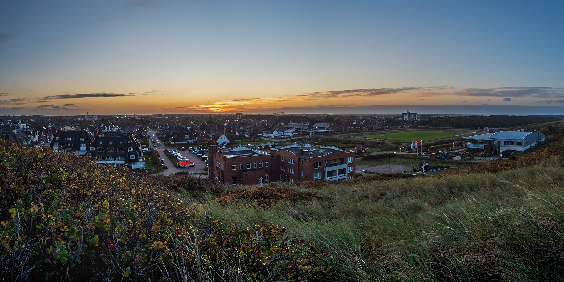 Sonnenaufgang über Westerland