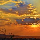 Sonnenaufgang ueber Windhoek