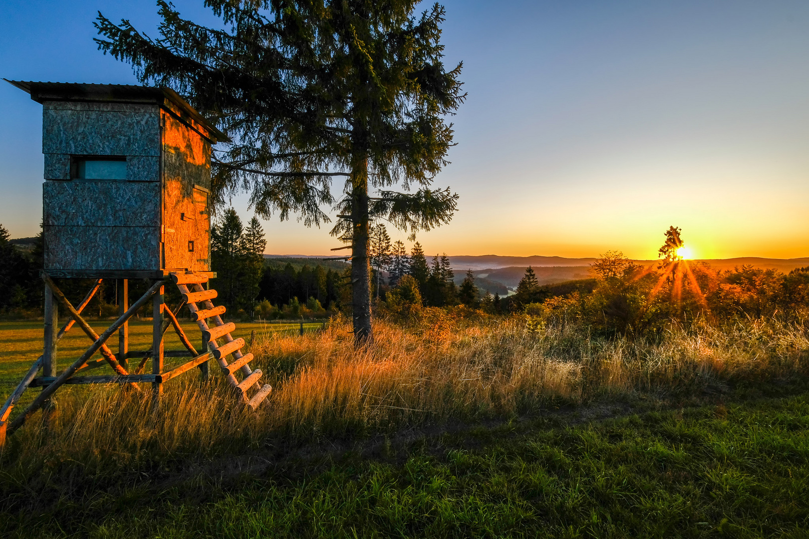 Sonnenaufgang über Wittgenstein