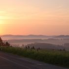 Sonnenaufgang über Wittgenstein...