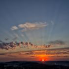 Sonnenaufgang über Wuppertal