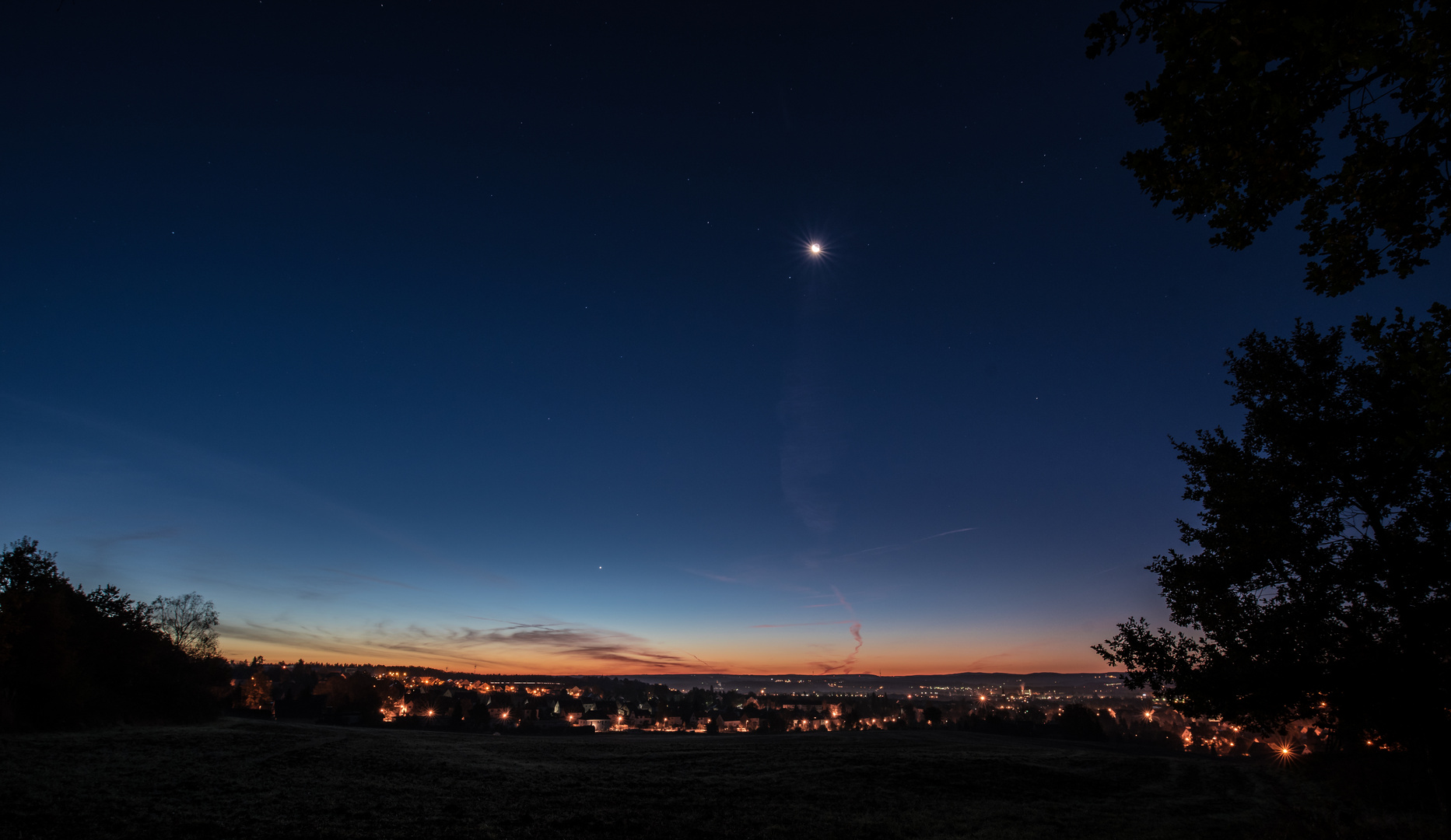 Sonnenaufgang über Zwickau