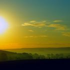 Sonnenaufgang überm Eichsfelder Kessel