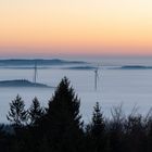 Sonnenaufgang überm Fichtelgebirge