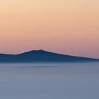 Sonnenaufgang überm Fichtelgebirge