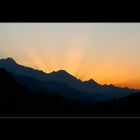 Sonnenaufgang über'm Himalaya