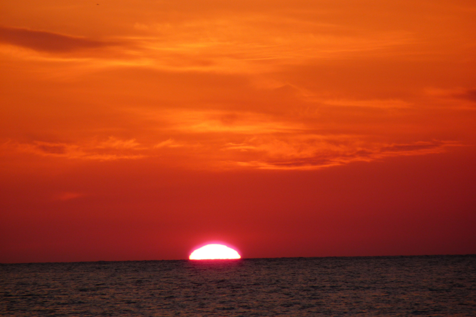 Sonnenaufgang überm Meer