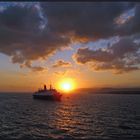 Sonnenaufgang überm Mittelmeer