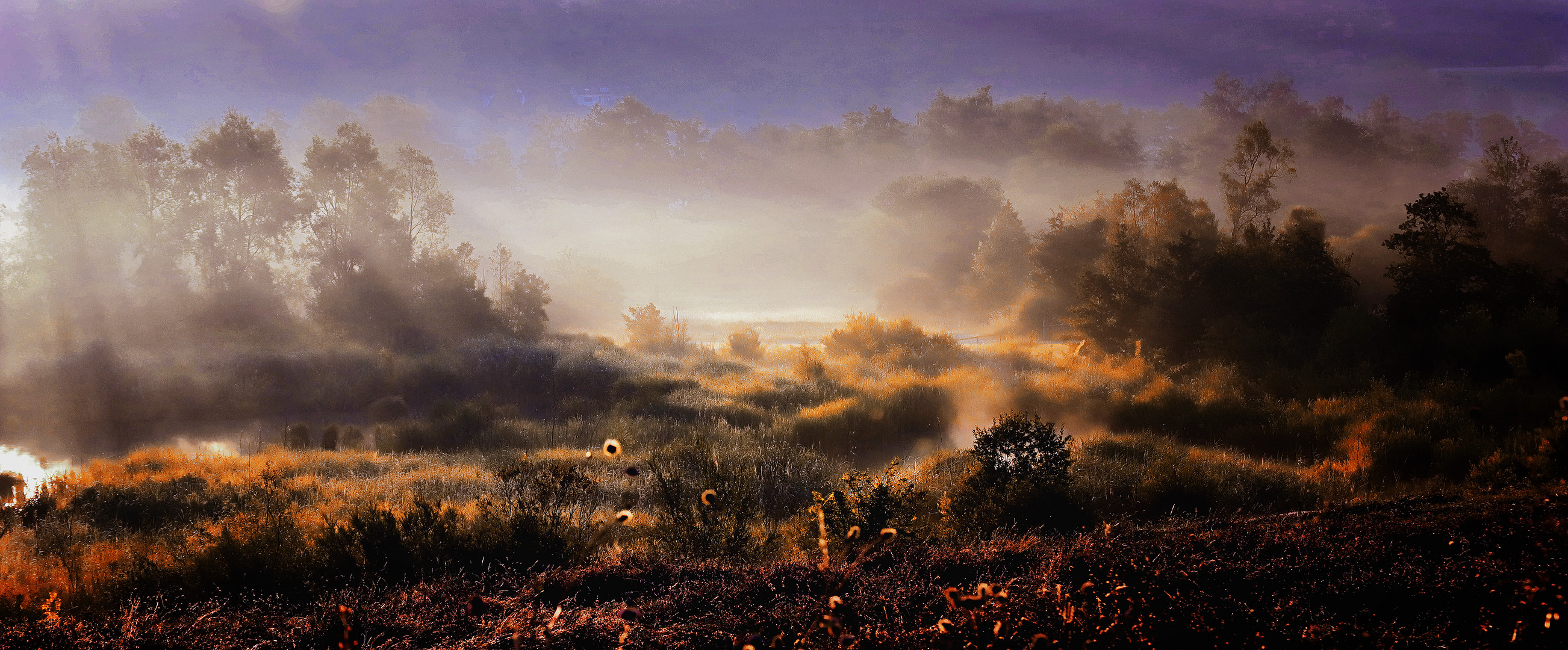 Sonnenaufgang überm Moor