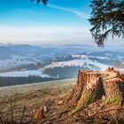 Sonnenaufgang überm Ötscher ...