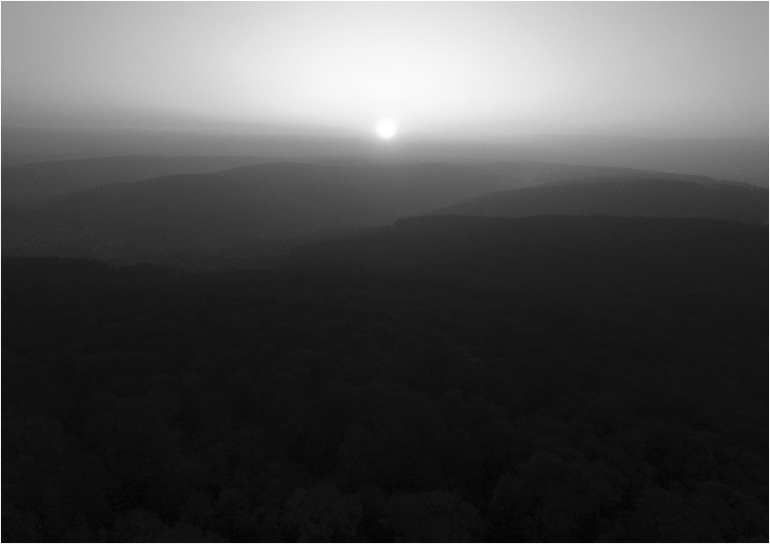 Sonnenaufgang überm Remstal