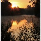 Sonnenaufgang überm See