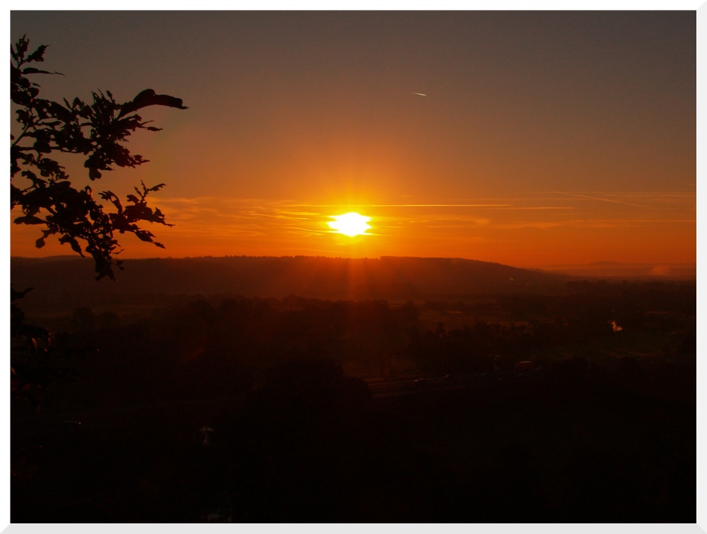 Sonnenaufgang überm Siegtal