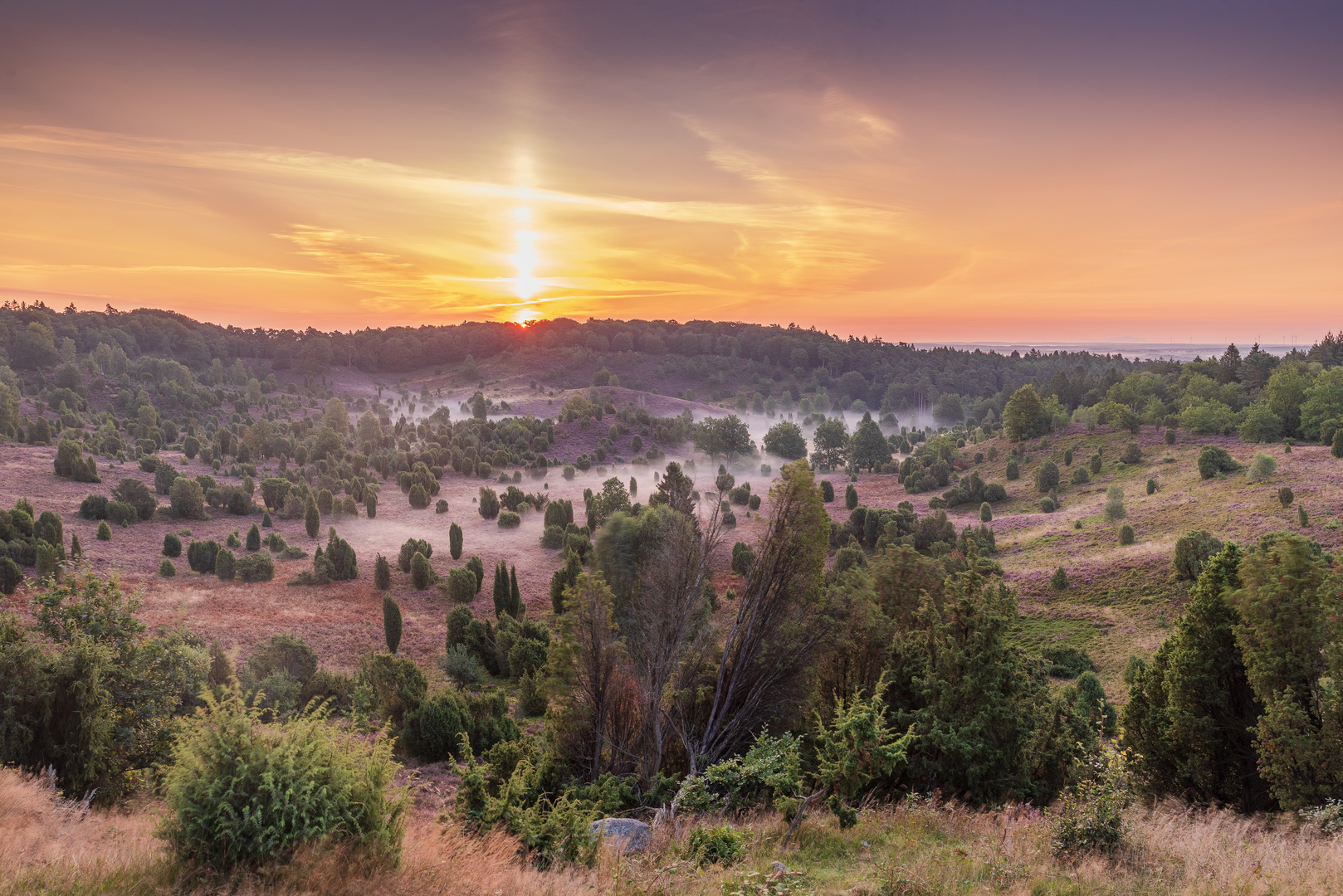 Sonnenaufgang überm Totengrund.