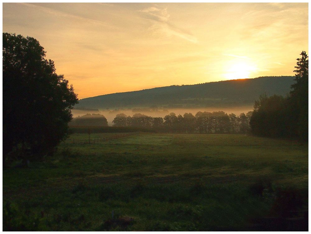 Sonnenaufgang überm Waldstein