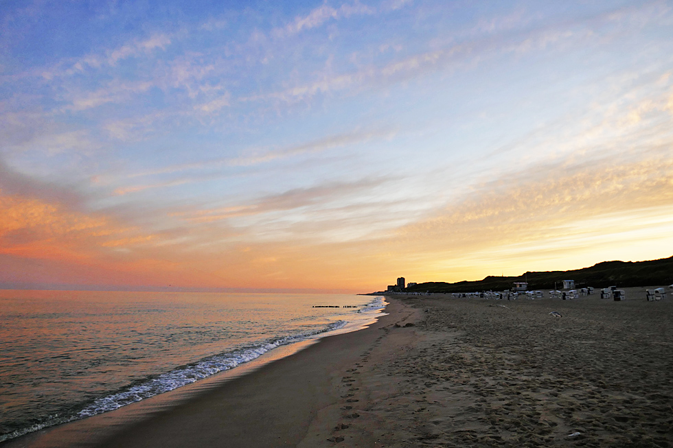 Sonnenaufgang um 5.40 Uhr auf Sylt