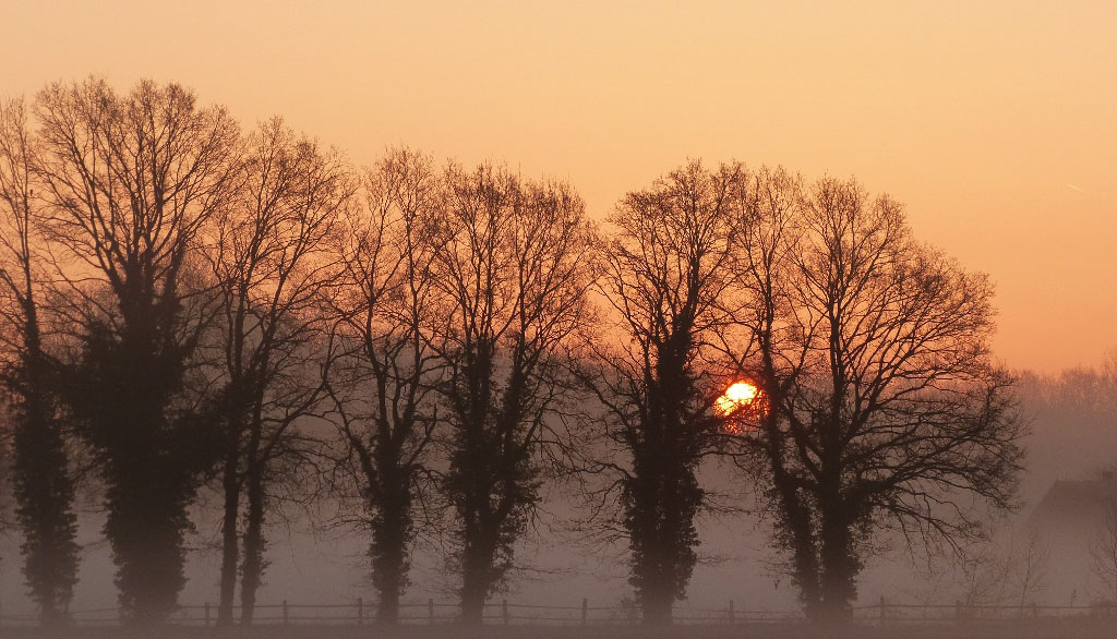 Sonnenaufgang um 7.15 Uhr