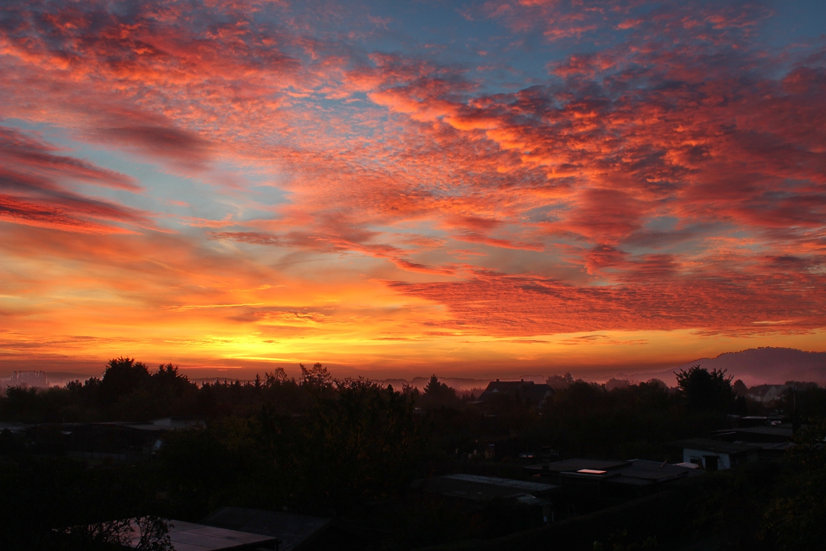 Sonnenaufgang um 7:42 Uhr