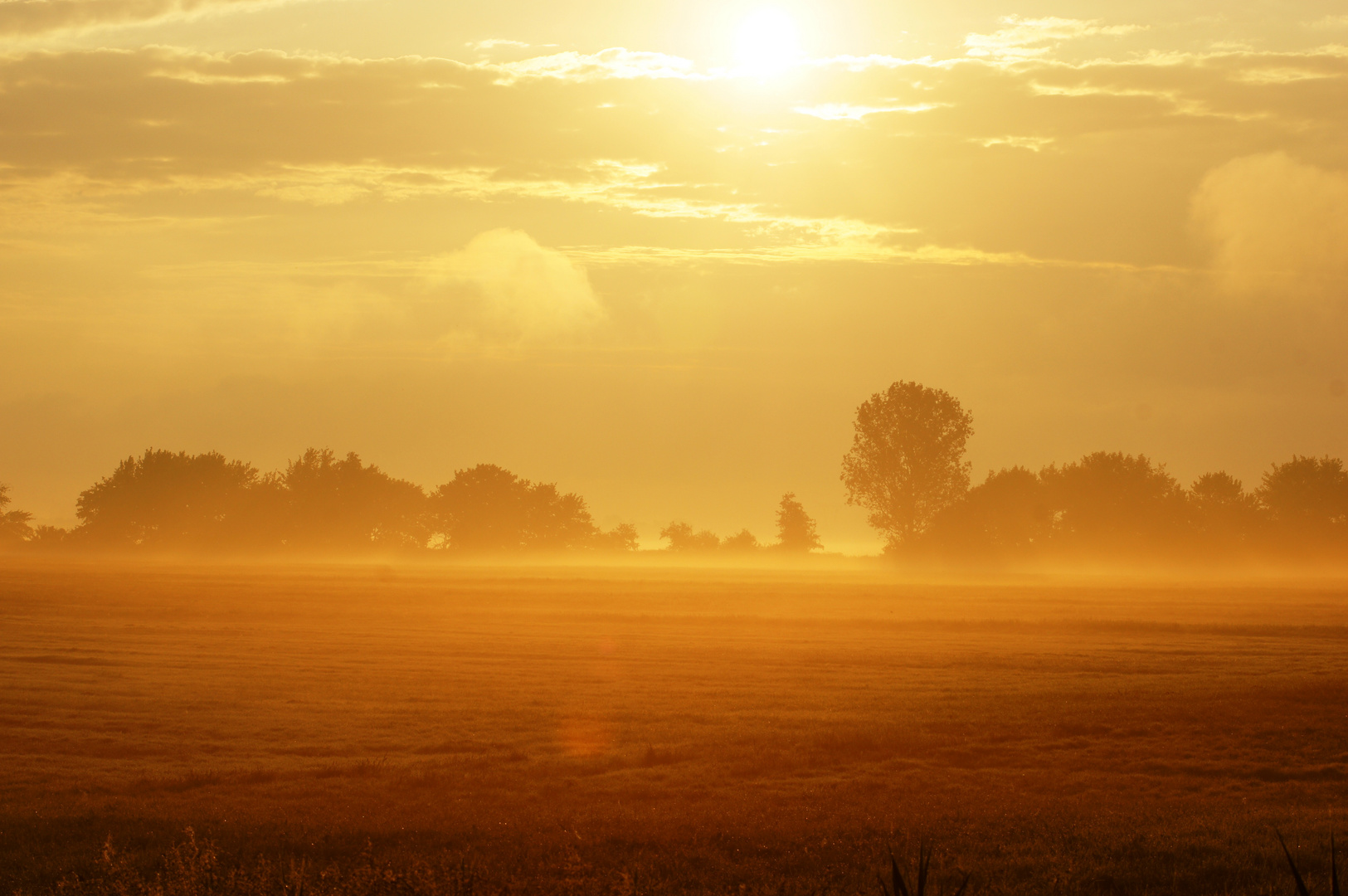 Sonnenaufgang um kurz nach 5