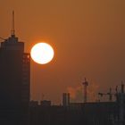 Sonnenaufgang und Blick auf Kehrwiederspitze