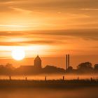 Sonnenaufgang und Bodennebel