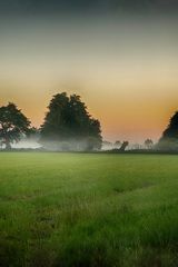 Sonnenaufgang und Dunst