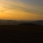 Sonnenaufgang und Elstertalbrücke