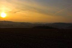 Sonnenaufgang und Elstertalbrücke