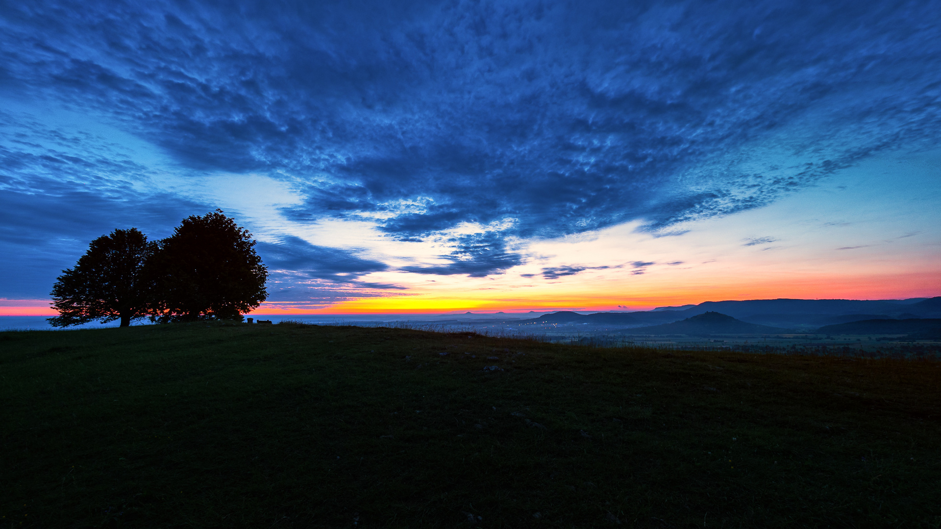 Sonnenaufgang unter Teck