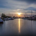 Sonnenaufgang Vareler Hafen