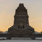 Sonnenaufgang Völkerschlachtdenkmal