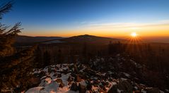 Sonnenaufgang vom Achtermann (05.12.2019)