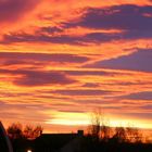 Sonnenaufgang vom Balkon