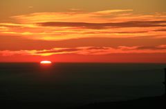 Sonnenaufgang vom Brocken aus