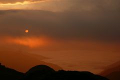 Sonnenaufgang vom Glaitnerjoch