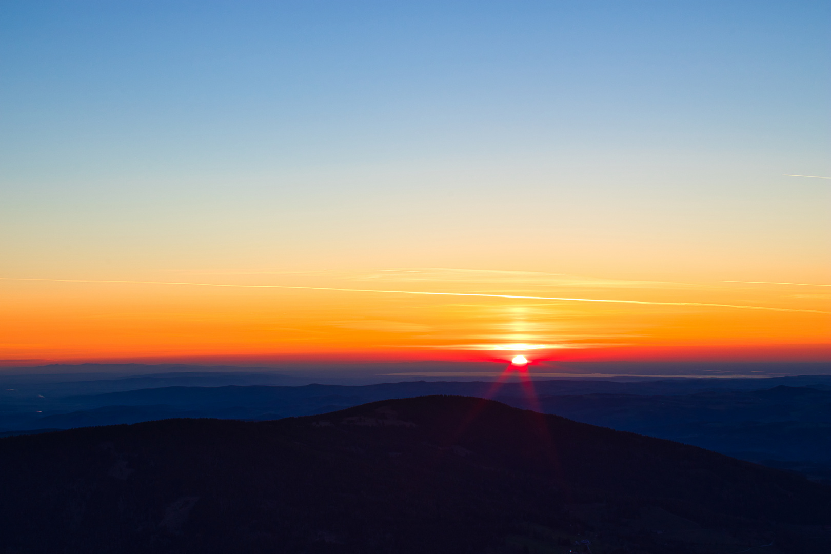 Sonnenaufgang vom Hochwechsel aus