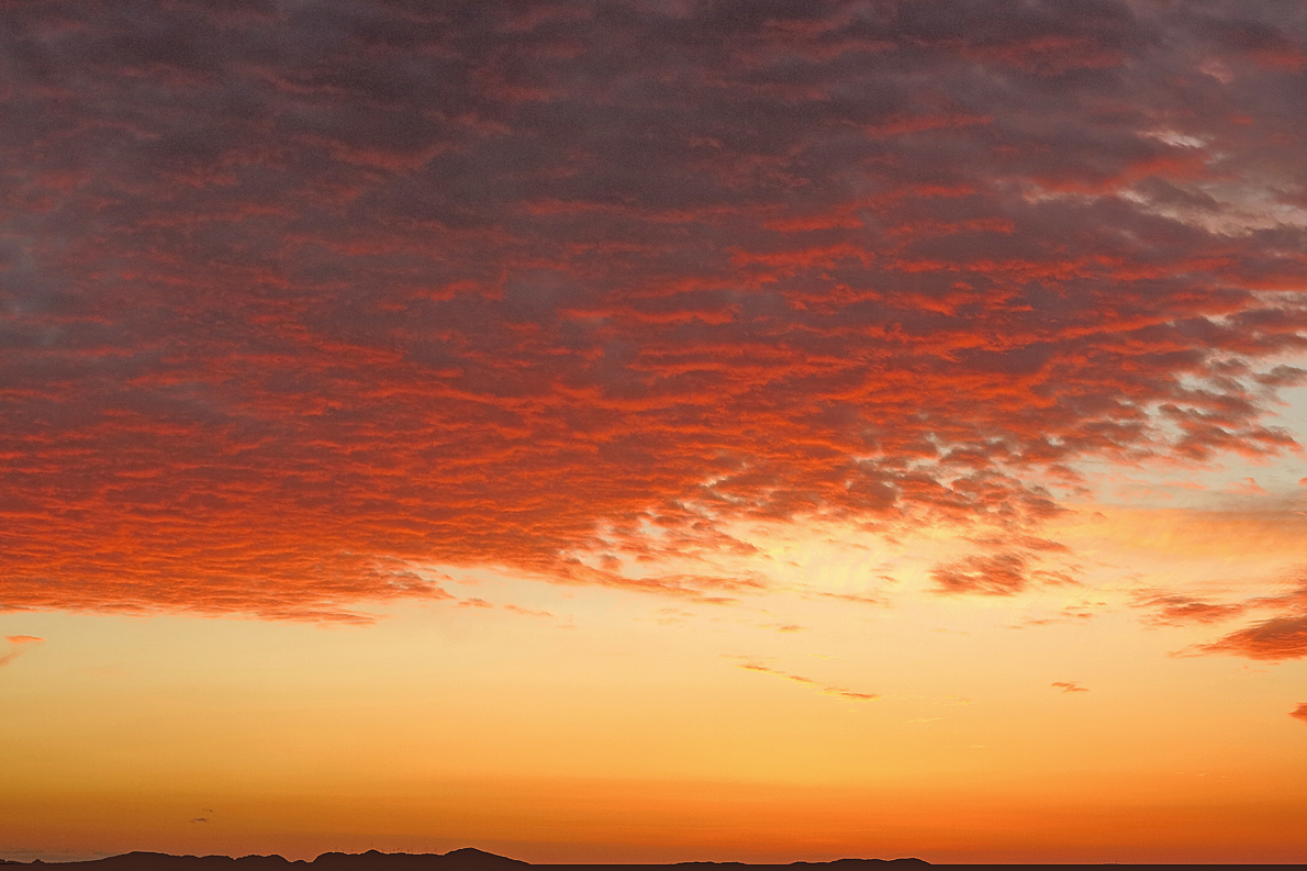 Sonnenaufgang vom letzten Mittwoch / L'alba di mercoledi scorso (1)