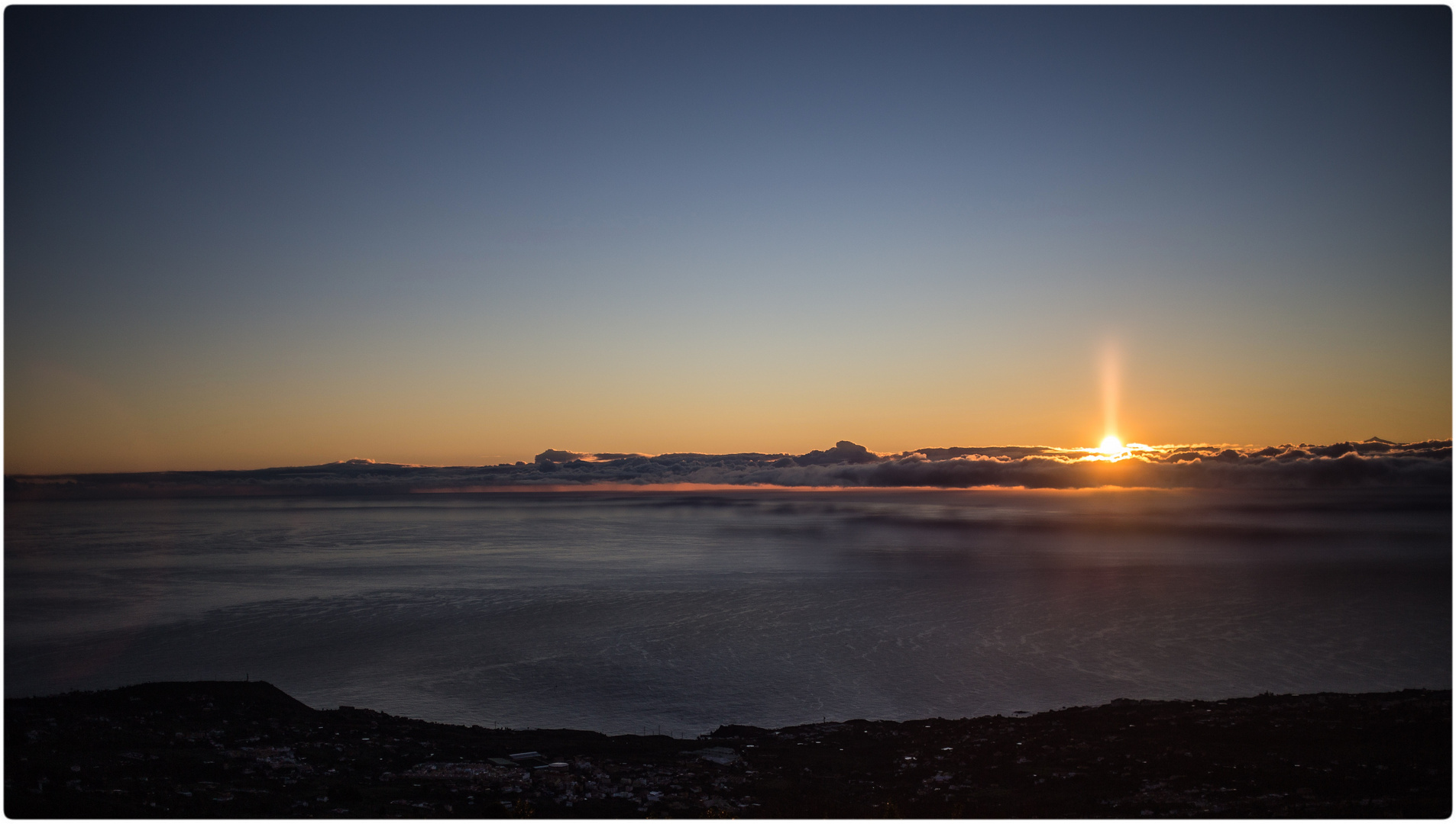 Sonnenaufgang vom Mirador de la Cumbre